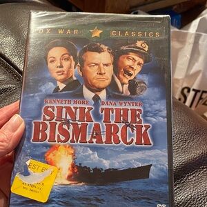 Sink the Bismarck DVD
New, sealed in case
From a smoke free home
